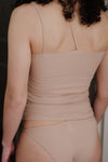 BASERANGE Ribbed Cotton Needle Tank Top TONI and TOTV Collection Made in Portugal BAS-TONI-RB-SP24-HAPTIC